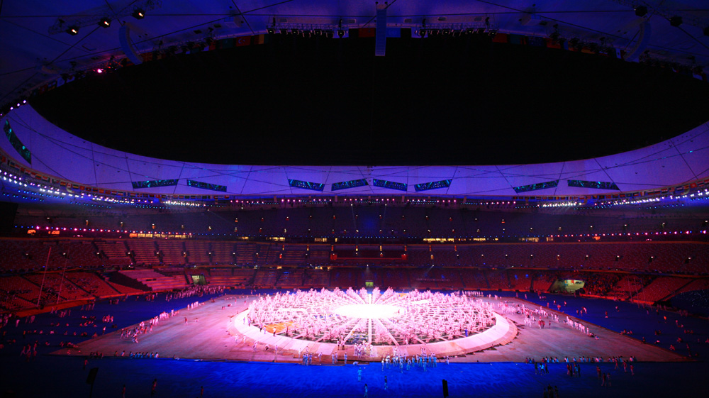 Round Moon Stage for Beijing Paralympic
