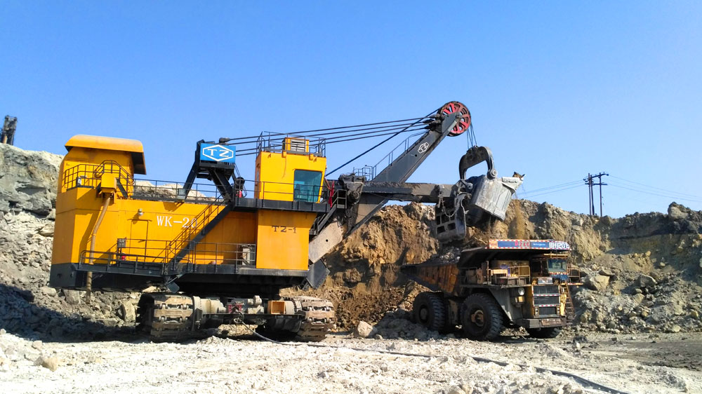 WK-20 Mining Excavator for Northern Coalfield Limited, CIL, India